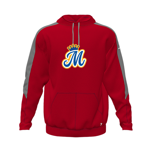 [CUS-DFW-HOOD-FLC-LSL-RED-YXS-LOGO2] Hoodie (Youth XS, Red, Logo 2)