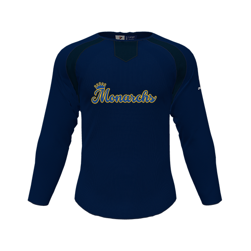 [CUS-DFW-PULL-FLC-CNK-LSL-NVY-YS-LOGO3] Pullover (Youth S, Navy, Logo 3)