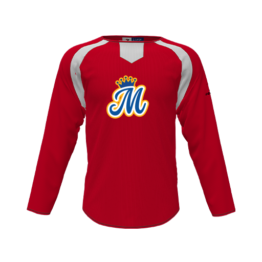 [CUS-DFW-PULL-FLC-CNK-LSL-RED-YS-LOGO2] Pullover (Youth S, Red, Logo 2)