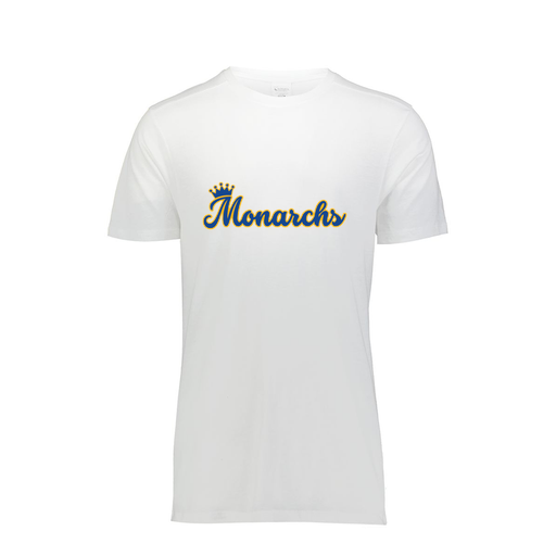 [FTSCUBWH-AS-LOGO3] Decker Men's Tri-Blend T-Shirt - Short Sleeve (Adult S, White, Logo 3)