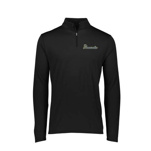 [FTLQFLBK-FAXS-LOGO3] Decker Women's Flex-Lite 1/4 Zip Shirt (Female Adult XS, Black, Logo 3)