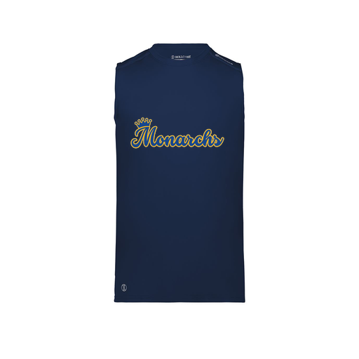 [222593.065.S-LOGO3] Men's CoolDry TankTop (Adult S, Navy, Logo 3)