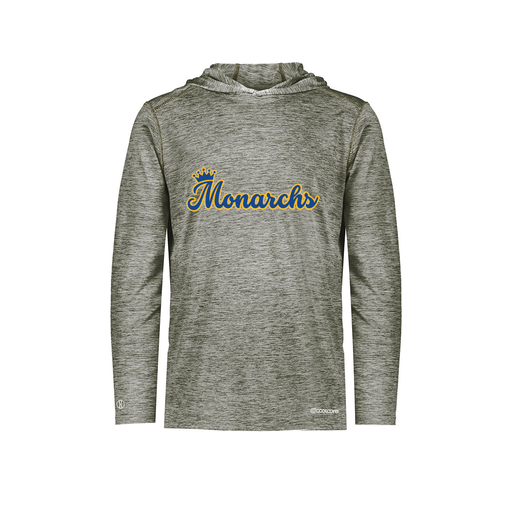 [FOLHCGGY-AS-LOGO3] Decker Men's Charge Hoodie (Adult S, Gray, Logo 3)