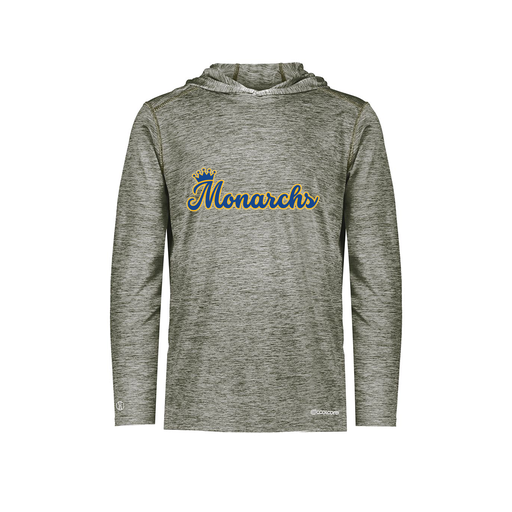 [FOLHCGGY-YS-LOGO3] Decker Youth Charge Hoodie (Youth S, Gray, Logo 3)